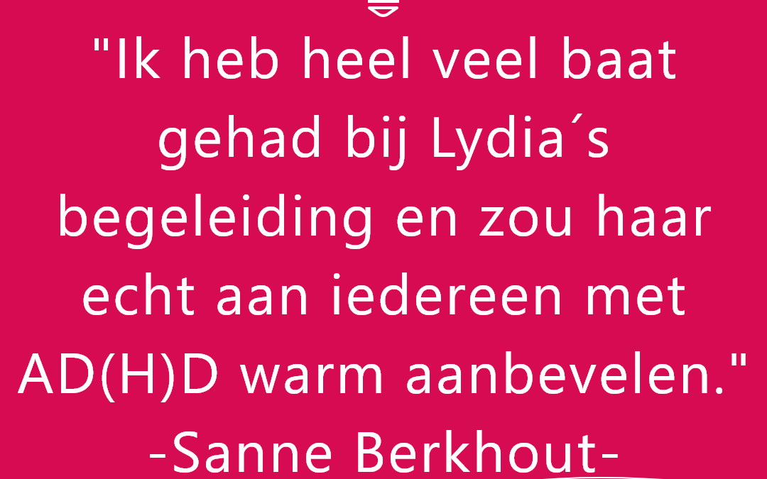 Wat zeggen anderen: Sanne Berkhout